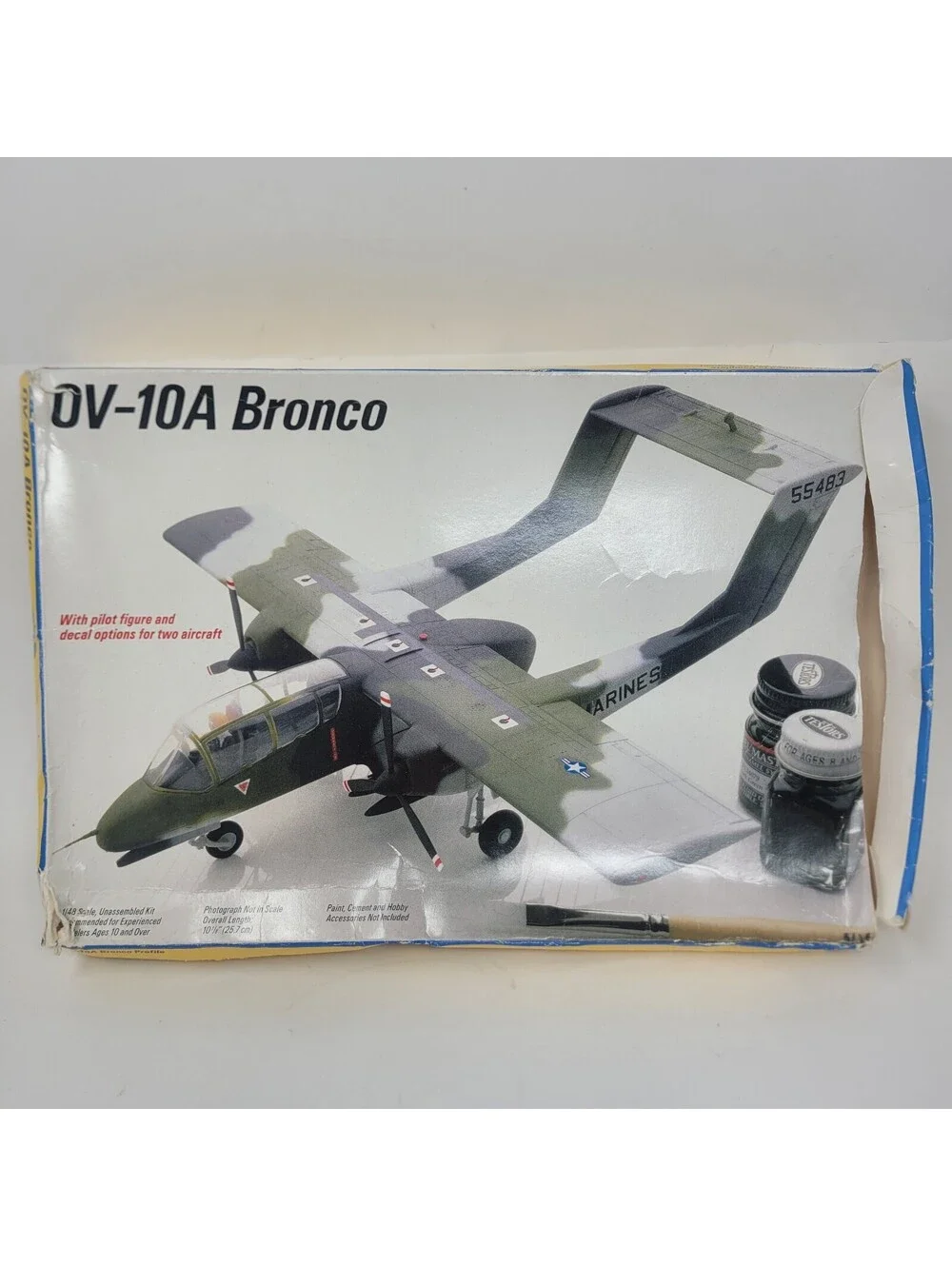 Testors 506 North American OV-10A Bronco Marines 1/48 Airplane Model Kit USMC